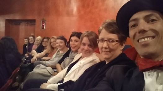 Mr. Korb and the Funkin' Wassels Posse at Whose Line it it Anyway? What does this selfie say about me?