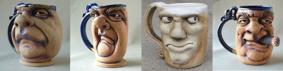 Mugs and Faces - GO and Build: http://blog.shoplet.com/wp-content/uploads/2015/09/Faces-on-Ceramic-Mugs.jpg