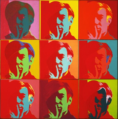 Andy Warhol and Color Schemes: http://www.moma.org/wp/moma_learning/wp-content/uploads/2012/07/Warhol.-Self-Portrait-393x395.jpg