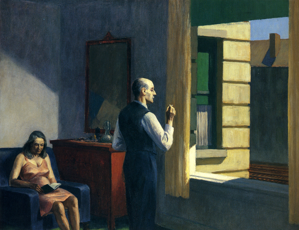 Edward Hopper "Hotel by a Railroad" http://uploads3.wikipaintings.org/images/edward-hopper/hotel-by-a-railroad.jpg