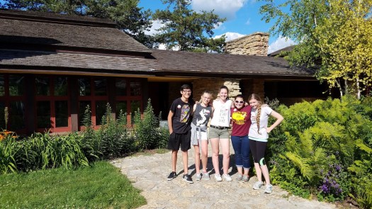 Summer Plein Air Art - Taliesin - Frank Lloyd Wright - Spring Green, WI