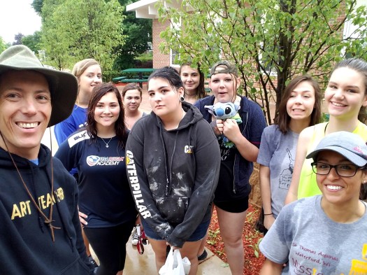 Rained Out at Plein Air Art Studio Today - Sad Faces for Sure.