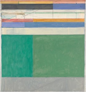 Richard Diebenkorn, Ocean Park Series: http://www.ocma.net/sites/default/files//Diebenkorn_Ocean%20Park%20105_3.jpg