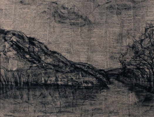 Stephanie Peters - Drawing on Book Pages: http://www.stephartist.com/uploads/6/9/5/4/6954622/7628016.jpg